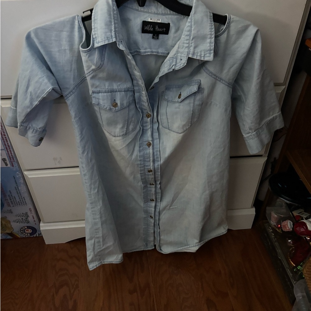 Light Blue Women's Blouse